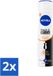 NIVEA Black & White Ultimate Impact Antitranspirant Deodorant Spray - Voordeelverpakking - 2 x 150 ml