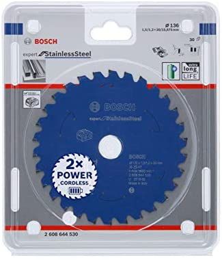 Bosch Expert for Stainless Steel Cirkelzaagblad - 13.6cm - 30 Tanden - 1 Stuk