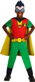 Rubies Teen Titans Go Robin Kinderkostuum - Maat 9-10 Jaar