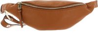 Abro Leren Gordeltas Leather Adria Belt Bag Linna Cuoio Bruine