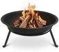 StarTech Vuurkorf 55 cm met grillrooster - Gepoedercoat staal - Zwart