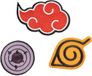Grupo Erik Naruto Set van 3 Patches