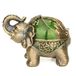Stand olifant decoratieve asbak met deksel voor sigaretten metalen rokende aslade houder voor roker winddicht sigaretten asbakken voor binnen en buiten fancy cadeau ornament voor mannen vrouwen