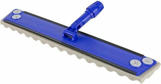 Betra Stofwisser kunststof met schuimzool 60 cm blauw/wit
