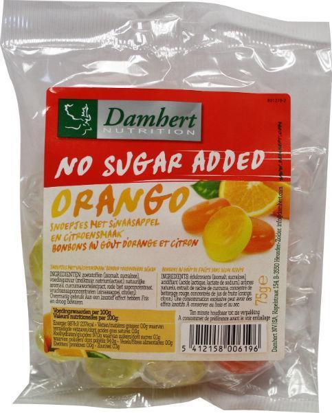 Damhert Orango bonbons 75 G