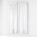 douceur d'intérieur Lissea White Frosted Sail Straight Rod Passage (2 x 70 x 200 cm)