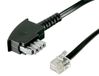 Goobay 50239 telefoonkabel 3 m Zwart