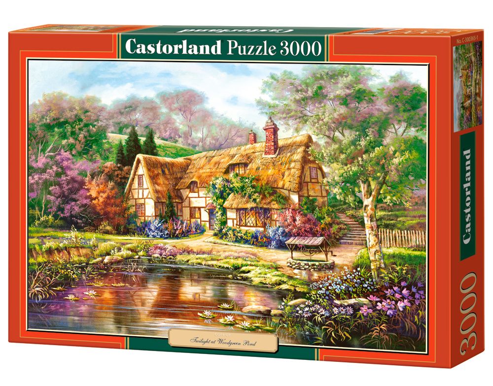 Castorland Twilight at Woodgreen Pond - 3000 stukjes Puzzel - Multicolor