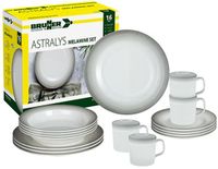 Brunner Astralys Lunch Box - melamine serviesset (16 delig) - Groen