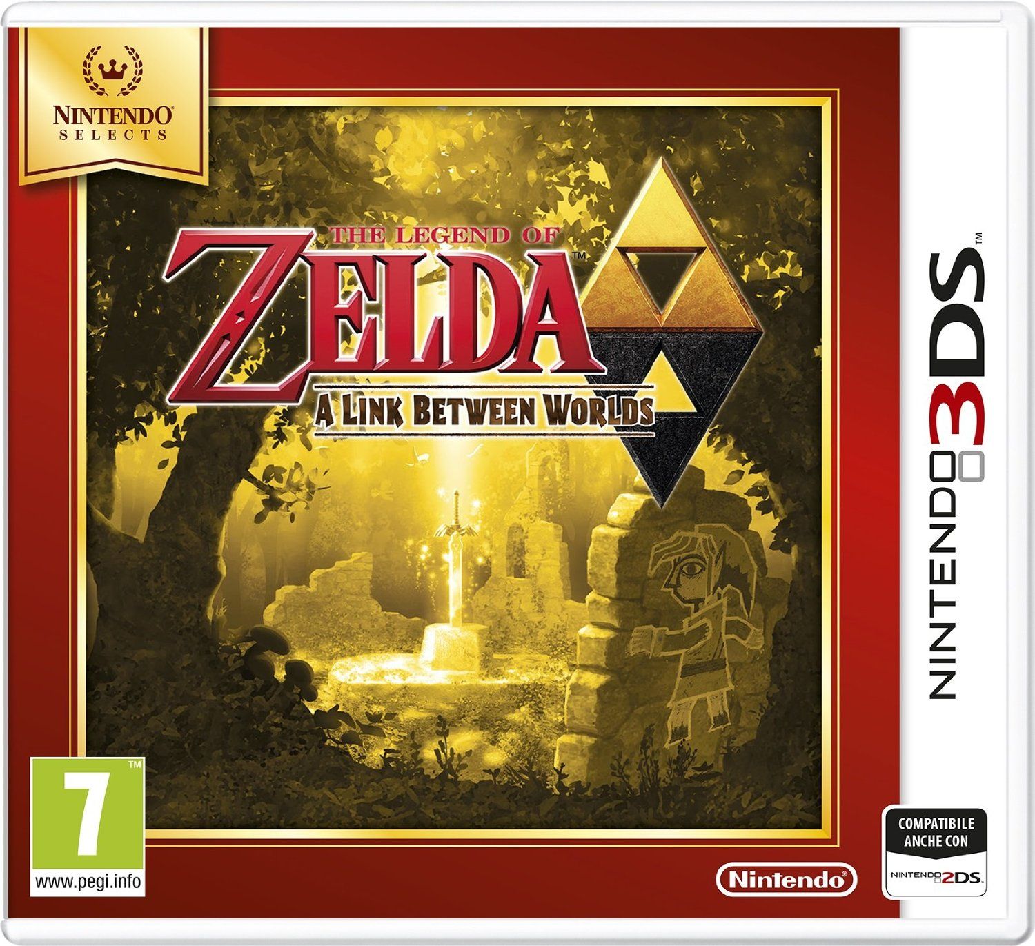 Nintendo 3DS - The Legend of Zelda: A Link Between Worlds - Italiaans