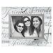 Malden International Designs 3038-46 Spiegelglas Met Zilver Metalen Binnengrens Vrienden Fotolijst, 4x6, Helder