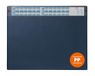 DURABLE bureauonderlegger met jaarkalender, PP, 650 x 480 mm, donkerblauw