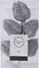 Kaemingk Kunstplanten, takdecoratie, decoratief blad zilver glitter L36cm 10 st