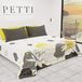PETTI Artigiani Italiani - Sprei voor lente, zomer, eenpersoonsbed, design Aesthetics 01, 100% hypoallergeen, microvezel, 100% Made in Italy