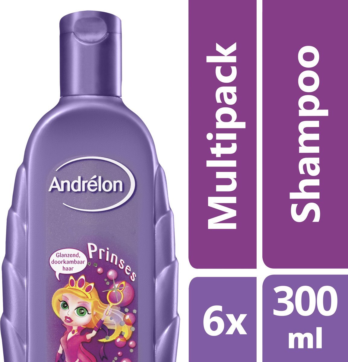 AndrÃ©lon Prinses - 6 x 300 ml - Shampoo - Voordeelverpakking