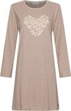 Pastunette Nachthemd Harmony Katoen Beige Maat 40
