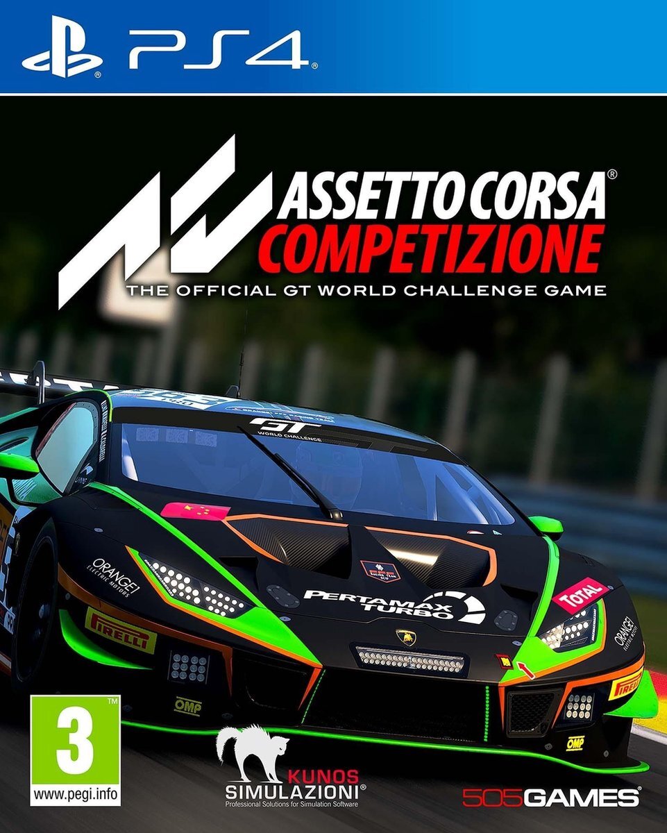 505 Games Assetto Corsa Competizione the official GT World Chalenge Game PS4 PlayStation 4