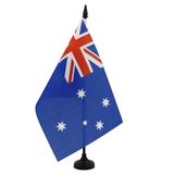 AZ FLAG Tafelvlag Australië 21x14 cm Polyester 100D Plastic Voet
