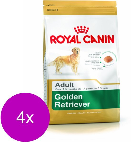 Royal Canin Bhn Golden Retriever Adult - Hondenvoer - 4 x 3 kg