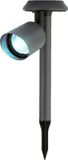 Lumineo Solar prikspot/tuinspot - metaal - zwart - H26 cm