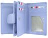 Portefeuille en cuir avec protection RFID et fenêtre d'identification