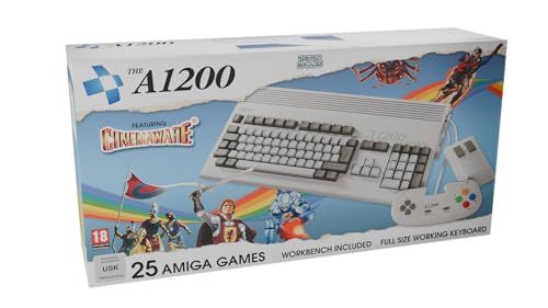 Plaion THEA1200 - 25 Ingebouwde Amiga Games - Gamepad, 2-Knops Muis, Toetsenbord