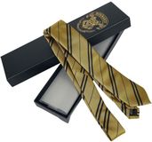 Harry Potter Hufflepuff Stropdas - geel/zwart