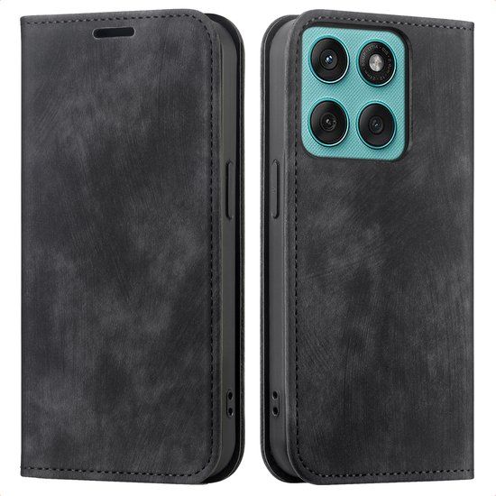 imoshion Hoesje - Geschikt voor Motorola Moto G57 Power - Slim Bookcase - Zwart