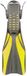 Abysstar Forza 7 Palmes de plongée Jaune, Gris EU 37-40