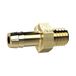 RIEGLER Schroefslangaansluiting, M10x1 a., voor slang LW 9 mm, SW 14, messing, werkdruk max. 25 bar, bedrijfstemperatuur. Maximale 150 °C.