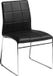 Beliani KIRON - Chaise de salle à manger - Noir - Set de 2 - Similicuir - Scandinave & Basique