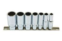 Laser 6194 Whitworth Diepe Socket, 3/8" Dia, Set van 7