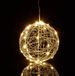 Merkloos Relaxdays led lichtbol - kerst - Ø 15 cm - op batterijen