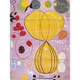 Artery8 Hilma Af Klint Group Iv nr. 7 tien grootste volwassenheid XL Giant Panel Poster (8 Secties)