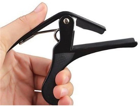 Ãengus Guitar Capo - Gitaar Capodaster - zwart
