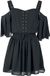 Poizen Industries Catastrophe Dames Mini-jurk - zwart - L