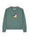 Watapparel Sweatshirt 'Vogel' saffier