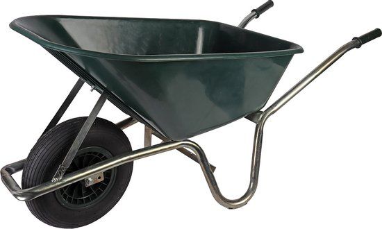 Talen Tools Kruiwagen Kunststof Bak Groen 100L