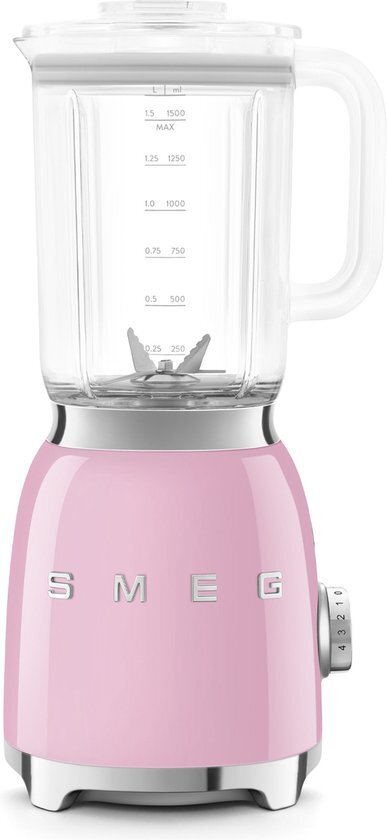 Smeg Smeg BLF03PKEU 1,5 l Blender voor op aanrecht 800 W Roze