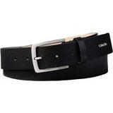 Calvin Klein Ceinture décontractée à boucle ardillon Noir/nickel brossé Taille : 90