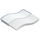 VidaXL Traagschuimmatras 140x190x17 cm Zacht Wit