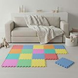LittleTom Van dag Één: 18-delige Baby Puzzel Speelmat - 30x30 EVA Schuim Kruipmat Vloermat Speeltapijt Kind