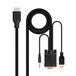Nanocable 10.15.4612 Video Kabel Adapter 1.8 m VGA (D-Sub) + 3.5mm + USB Type-A naar HDMI Zwart