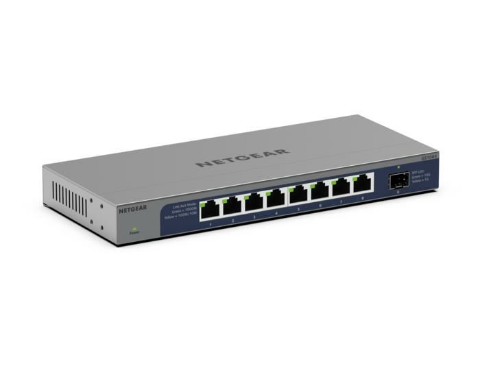 NETGEAR GS108X - 8-Port Gigabit Ethernet Switch - Unmanaged - L2 - Grey