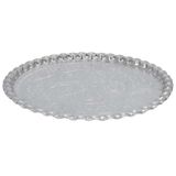 HOME DECO FACTORY KA0115 Decorative silver metal tray