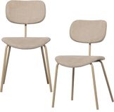 WOOOD Link Eetkamerstoelen - Polypropyleen - Zand - Set van 2