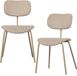 WOOOD Link Eetkamerstoelen - Polypropyleen - Zand - Set van 2