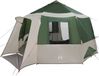 vidaXL Cabin Tent 12-Person 10-persoons Groen en Wit