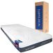 Scarnatti Matelas Unique 140 x 190 cm, 18 cm, Matelas Réversible 2 en 1, Mousse à Mémoire de Forme avec CoolGel et Charbon de Bambou, 7 Zones, Housse Amovible