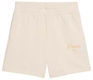 PUMA Essentials Script short met hoge taille voor dames, 13 cm